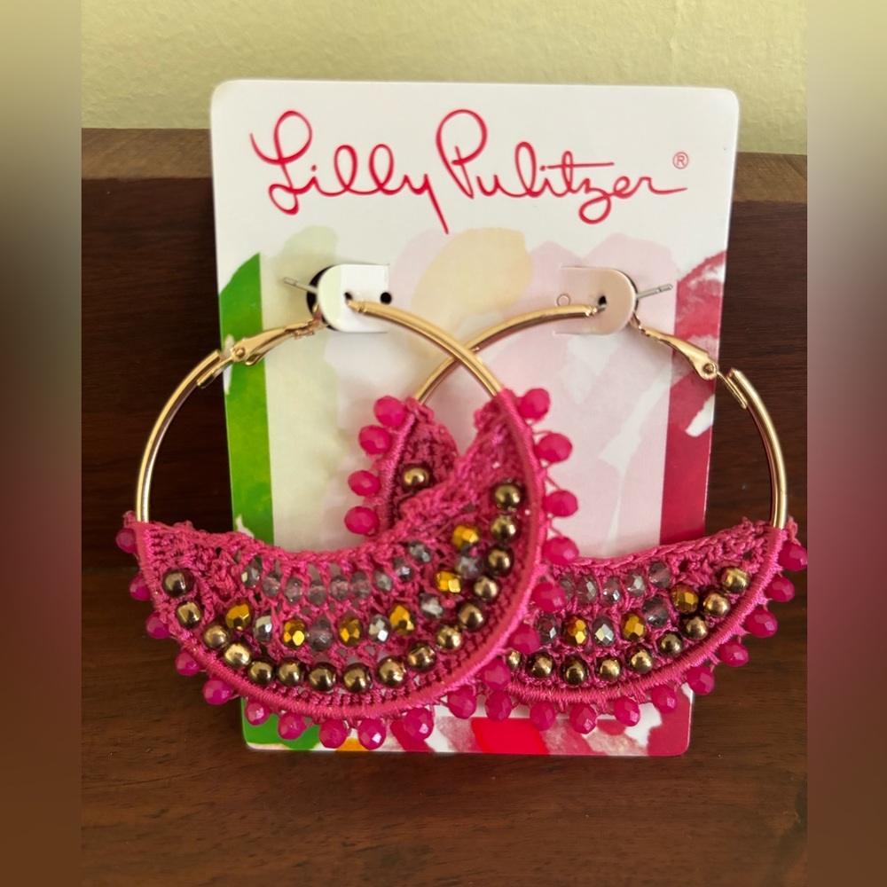 Lilly Pulitzer statement earrings